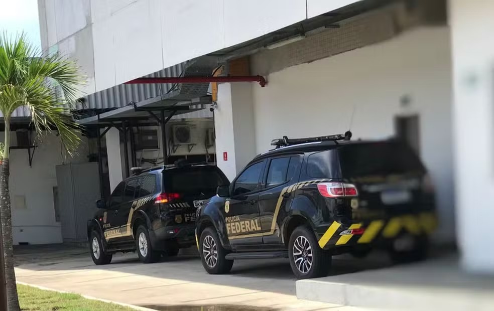 Carros da PF no Aeroporto de Aracaju ?- Foto: Arquivo Pessoal