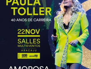 Turnê Amorosa, que celebra os 40 anos de carreira da icônica Paula Toller. O show, realizado pela Iris Produções