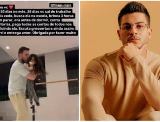 Mai?ra Cardi explica ausência de Arthur Aguiar na festa de aniversário da filha Sophia