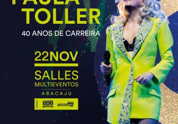 Turnê Amorosa, que celebra os 40 anos de carreira da icônica Paula Toller. O show, realizado pela Iris Produções