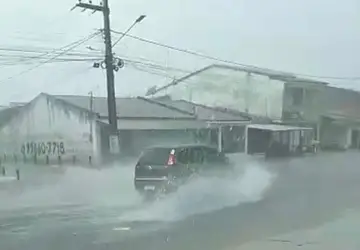 Nesta quinta-feira (15) choveu forte no município de Capela, na região Leste de Sergipe.