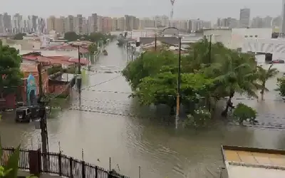 Notícia » Alerta é ampliado e chuvas devem continuar até esta quinta-feira em SE; mais de 30 famílias deixaram casas